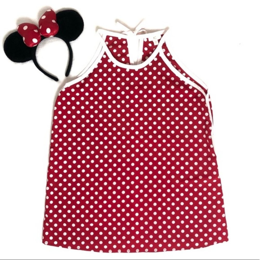 Charming Charlie | Polka Dot Halter Top, Medium